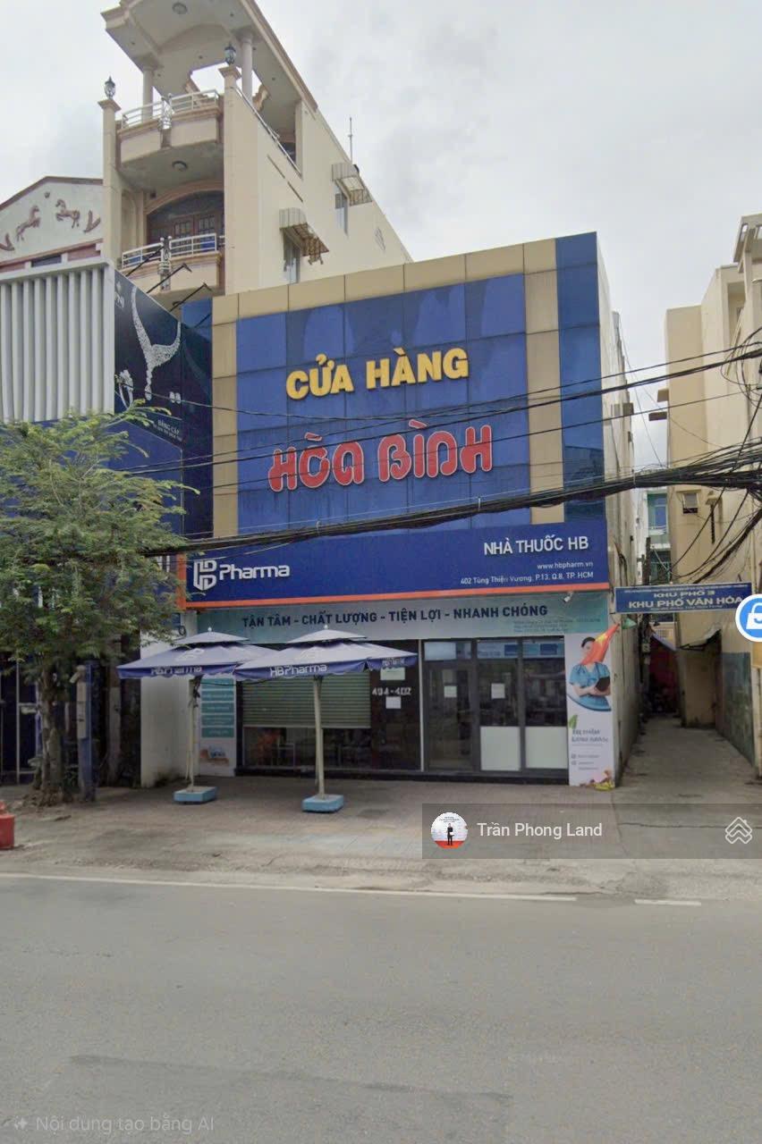 Chính chủ gửi cho thuê nhà mặt tiền 402-404 Tùng Thiện Vương, Q8, 8x22m, trệt 2 lầu, 0908 140 ***