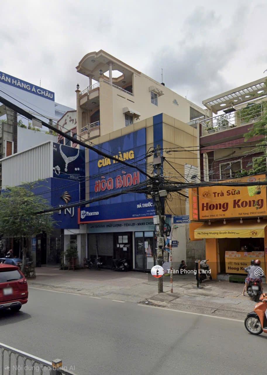 Chính chủ gửi cho thuê nhà mặt tiền 402-404 Tùng Thiện Vương, Q8, 8x22m, trệt 2 lầu, 0908 140 ***