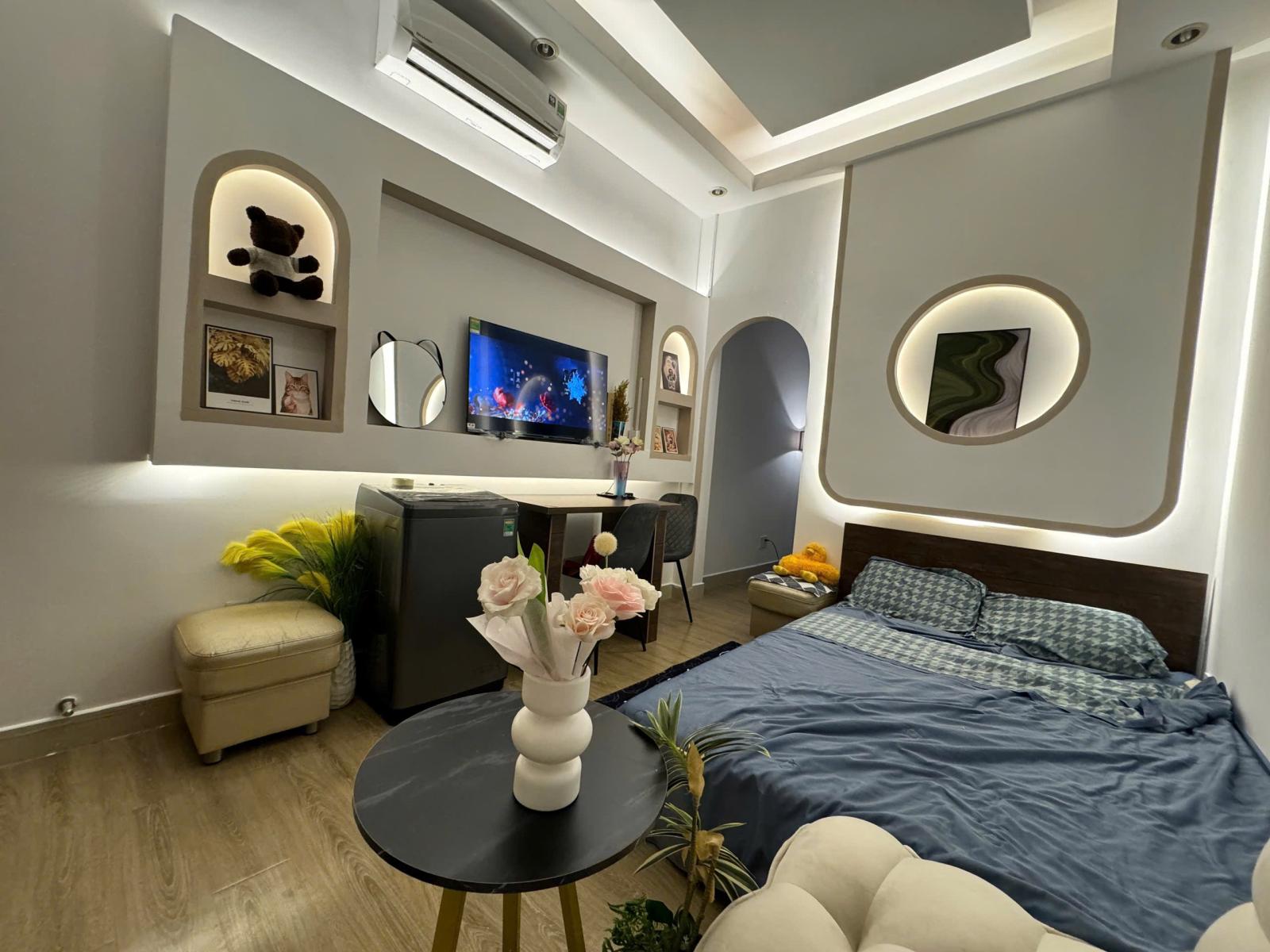 CĂN HỘ 1PN 35m2 TÁCH BẾP BAN CÔNG NGAY NHÀ THỜ BA CHUÔNG - TRƯỜNG SA - ĐẶNG VĂN NGỮ - BÙI THỊ XUÂN