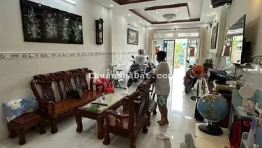 Nhỉn 12 Tỷ. Mặt tiền 4 tầng 4x22m cạnh Mega Bình Phú.