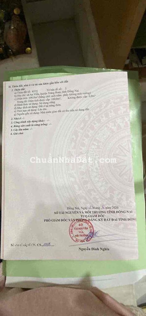 bán đất an Viễn