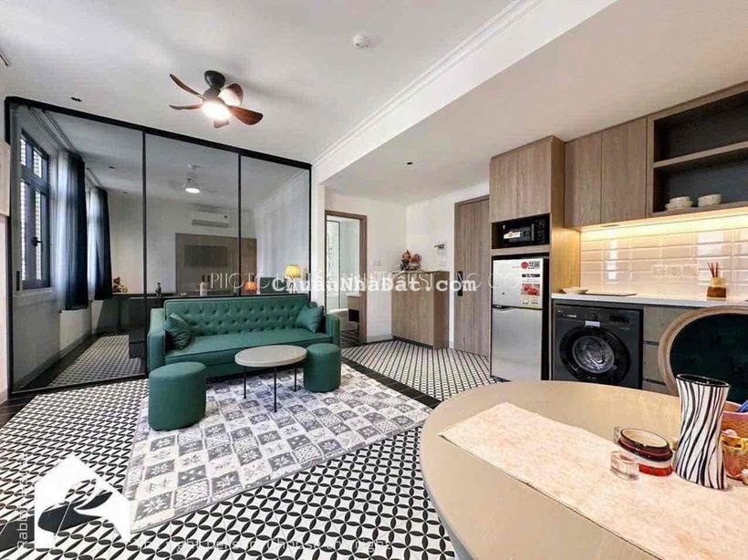 🎉 Căn Hộ 1 Phòng Ngủ - Đầy Đủ Nội Thất Cao Cấp - An Ninh, Thoáng Mát