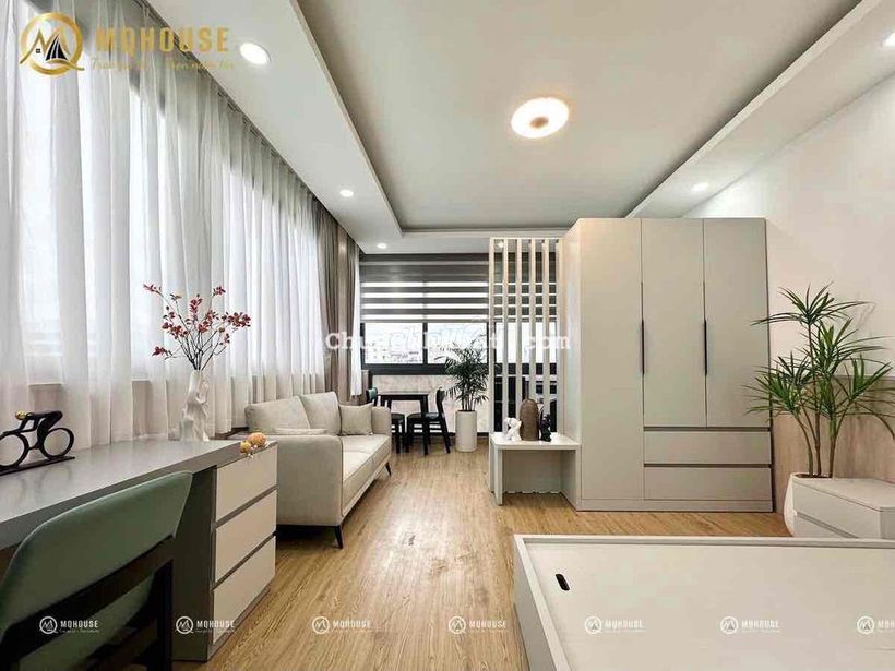 STUDIO FULL NỘI THẤT CỬA SỔ THOÁNG CHILL GẦN Q1, PN.. MÁY GIẶT RIÊNG
