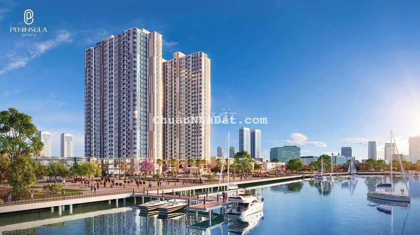 🔥Shophouse 2 mặt tiền sông Hàn, 104.5m², giá chỉ từ 7,6 tỷ - Peninsula