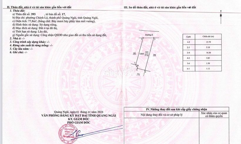 Chính chủ cần bán lô đất full thổ cư, cách mặt đường Phan Đ. Phùng 50m
