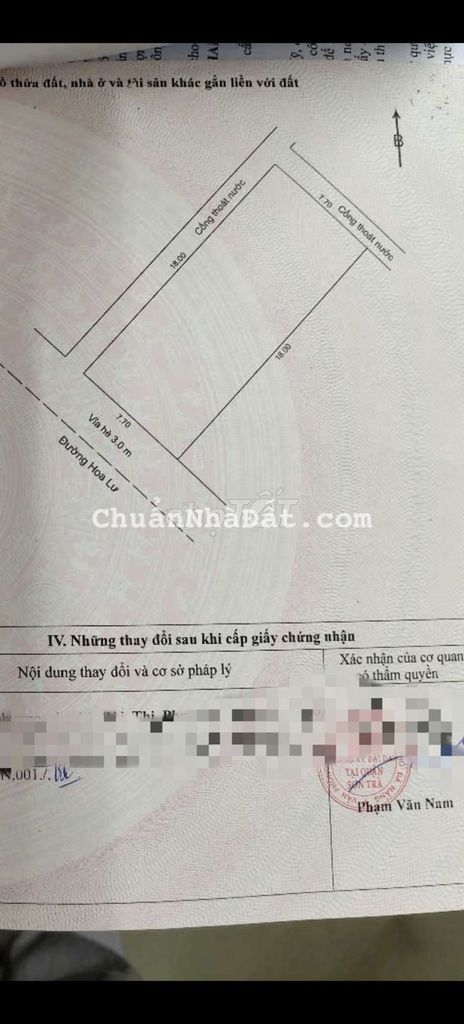 🔥BÁN LÔ 140M2 NGANG GẦN 8M HOA LƯ SƠN TRÀ