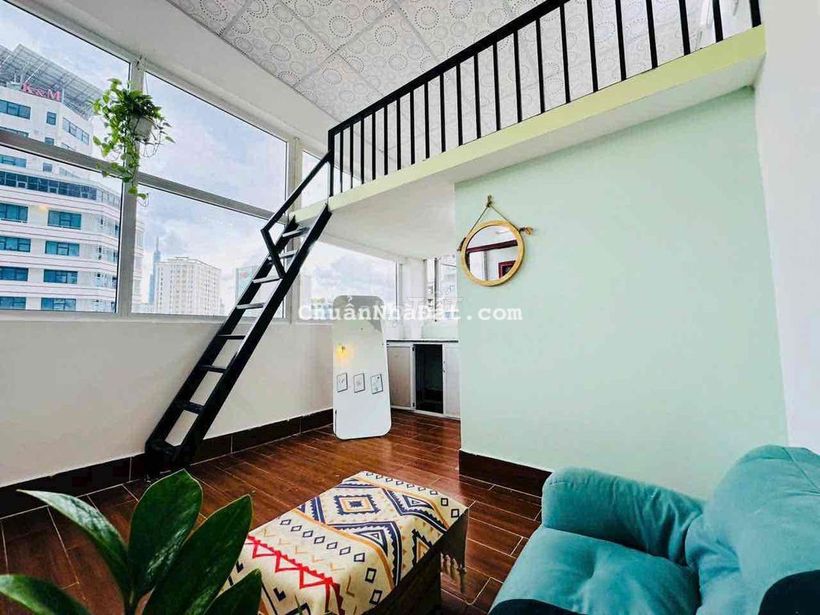 Căn hộ duplex có gác, cửa sổ đón nắng, full nội thất giá rẻ