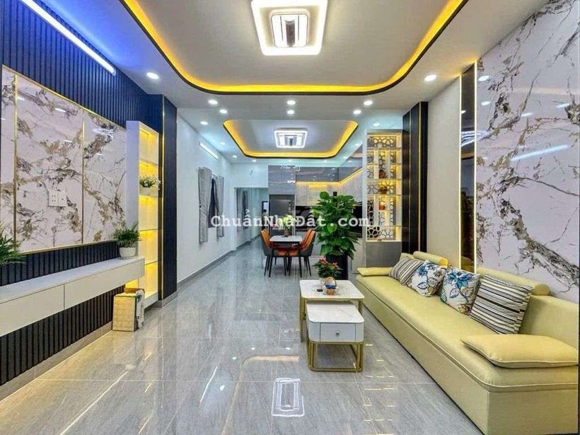 NHÀ HẺM HUỲNH TẤN PHÁT - NHÀ BÈ -FULL NỘI THẤT- DT 78M2 - CHỈ 3,99 TỶ