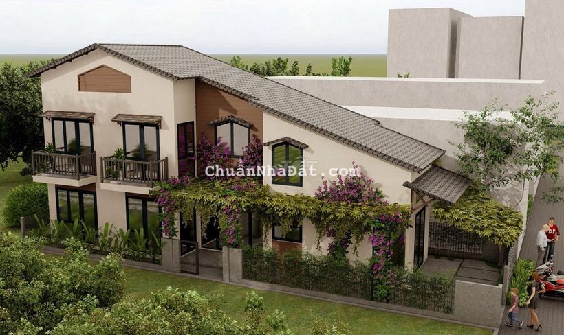 Căn hộ sân vườn 02 mặt tiền trung tâm kdt FPT