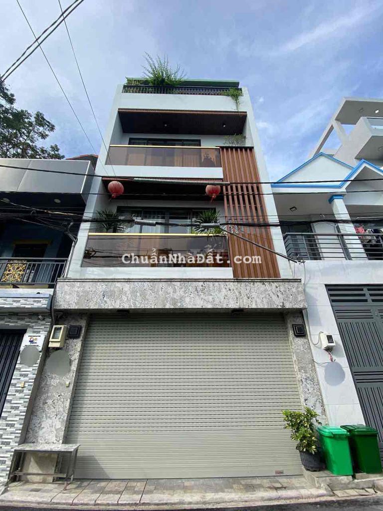NHÀ PHỐ 4 TẦNG NGANG KHỦNG 5.3m HẺM NHỰA XE TẢI TRÁNH CÓ THANG MÁY