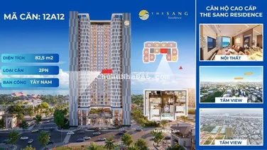 Cần ra hàng gấp căn 2PN 82.5m² tầng cao - View biển Mỹ Khê trực diện