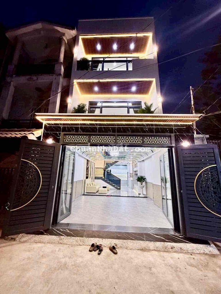 Nhà Đường Dương Cát Lợi xây Mới Mặt Tiền hẻm 6M .