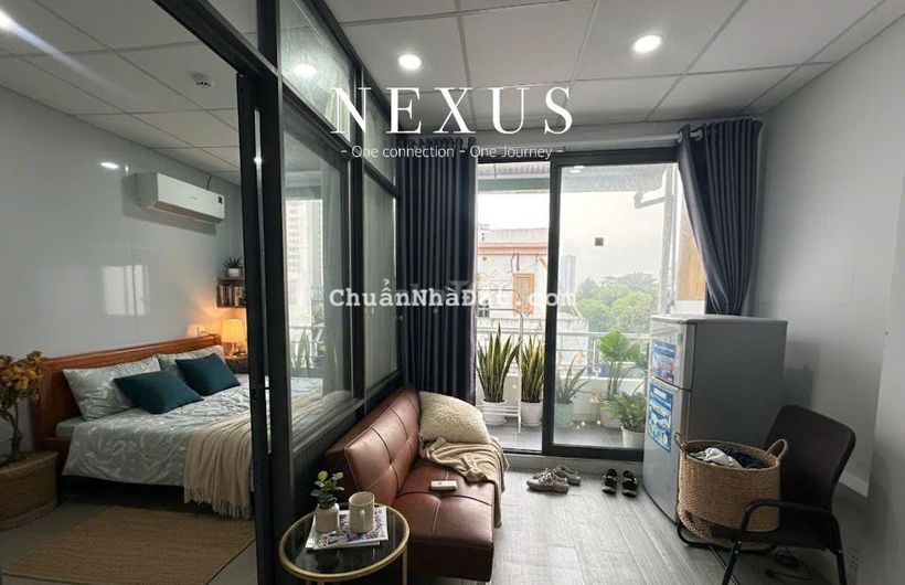 Q2 | Căn hộ 1PN ban công | Full nt - giặt riêng | Khu biệt thự LĐC