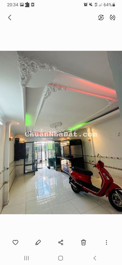 Bán nhà căn góc  2 mặt tiền HXH Phạm Hùng 1T-1L 3pn