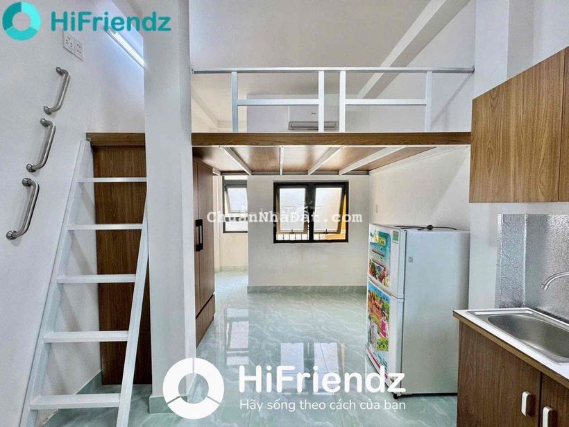 Cho Thuê Căn Hộ Gác Bancol Máy Giặt Riêng Full NT Ngay CV Lê Thị Riêng