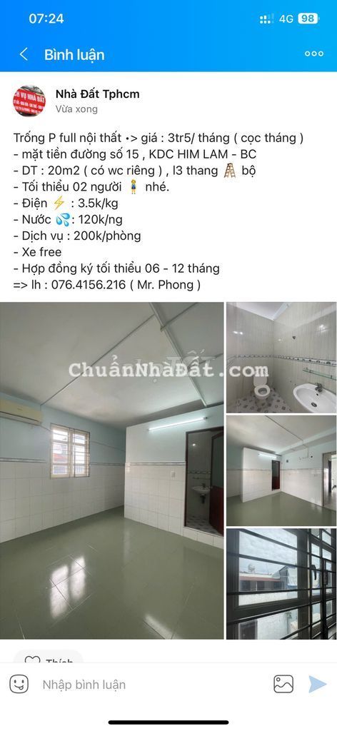 PTRỌ Sv - Nguyễn Trãi, Q1