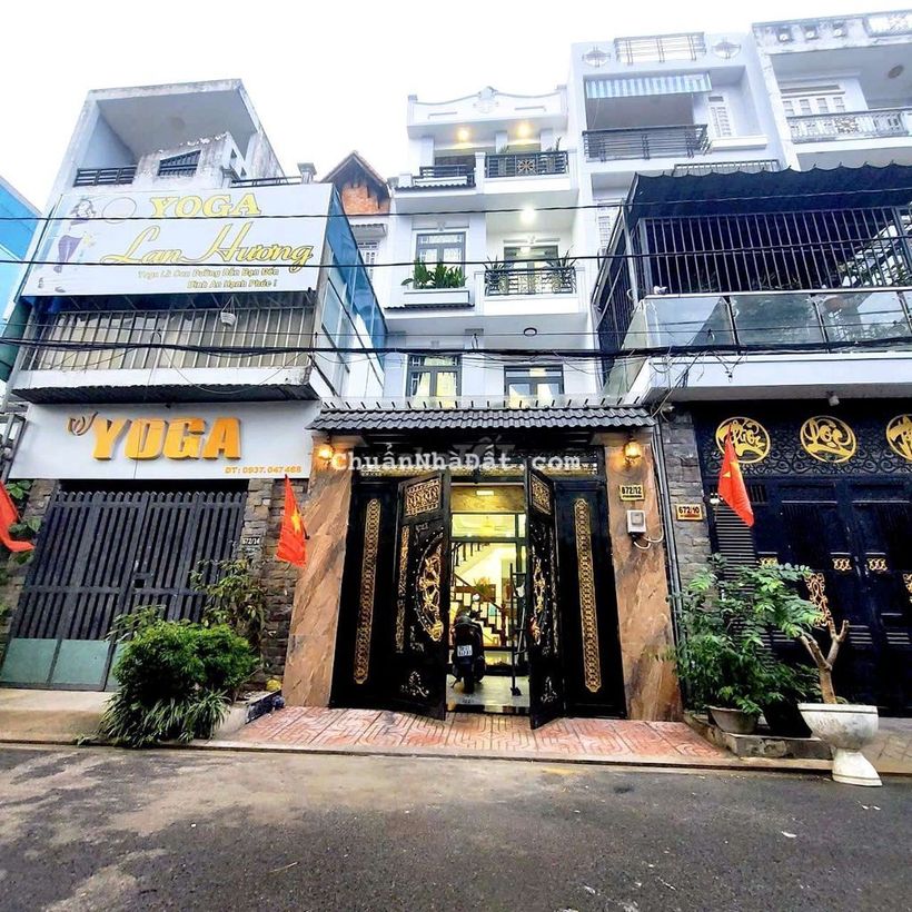 Nhà phố 4.5x18m đúc 4 tầng đường 8m 1/ Lê Văn Khương, Thới an