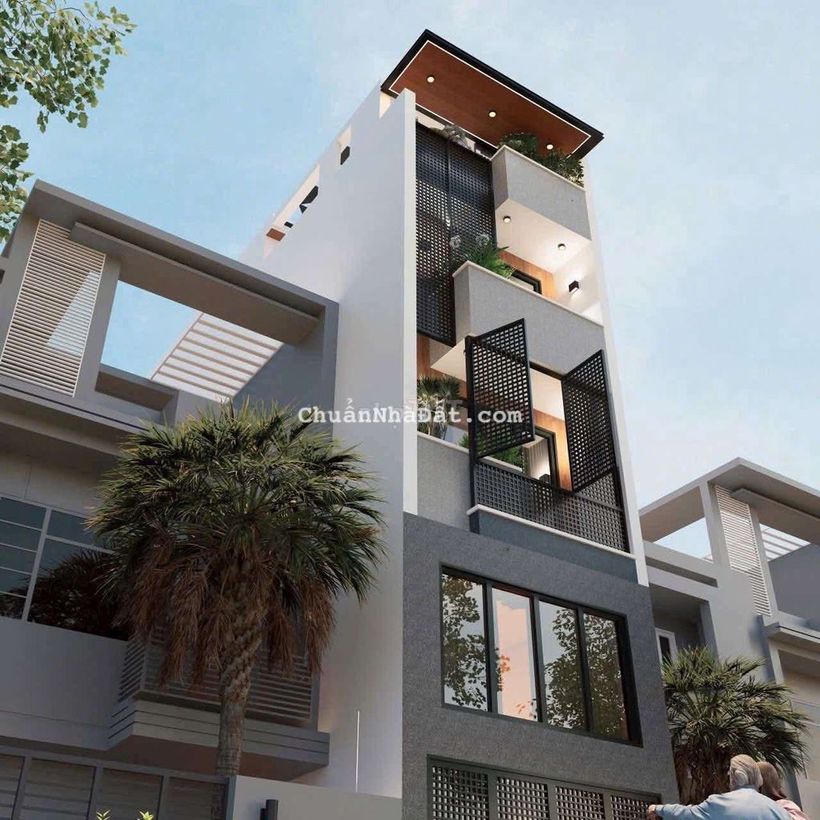 Siêu Phẩm 4m x 15m 1 Lửng 3 Lầu Ô Thang Máy Nội Thất Luxury Thới An