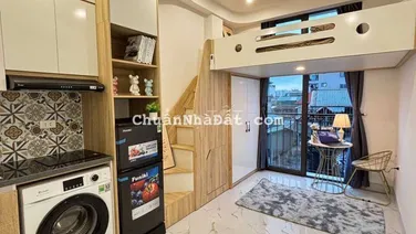Siêu phẩm CCMN 25m2 Full đồ. Máy giặt riêng, ban công tại Lê Duẩn