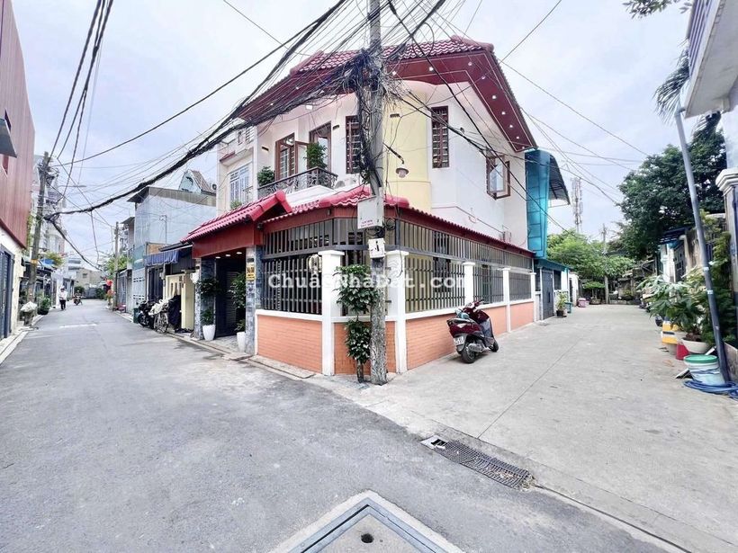 Căn góc 2 Mặt hẻm 8,3x13m đường 6m xe hơi Thới an 16