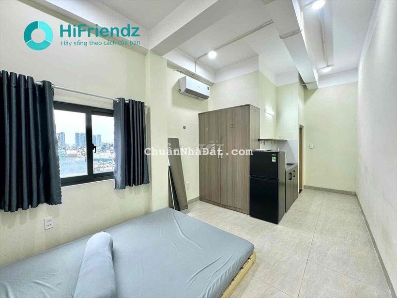 Cho Thuê Phòng Studio Cửa Sổ Full NT - Thang Máy Sát Cầu Chữ Y