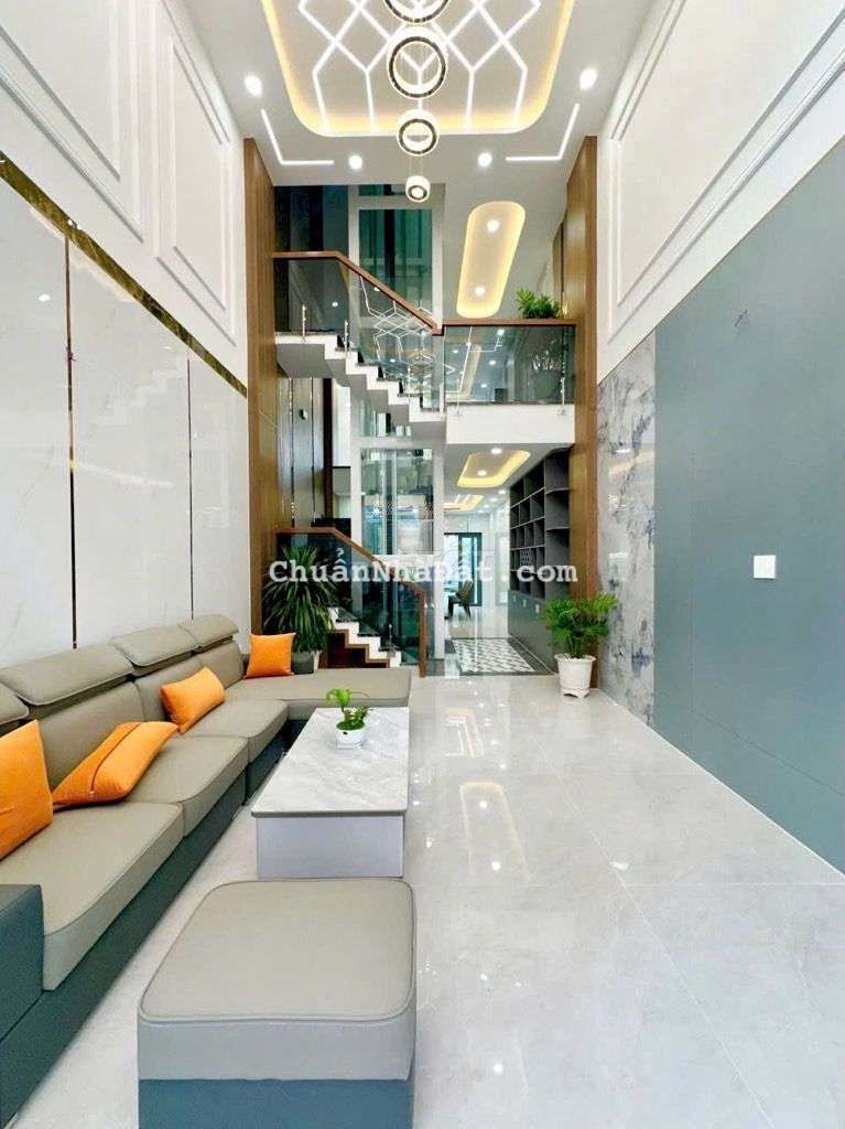 NHÀ 5 TẦNG THIẾT KẾ HIỆN ĐẠI THANG MÁY XỊN XÒ 72M2 GIÁ 7 XX