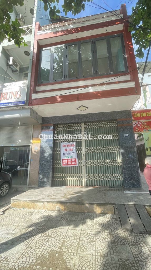 Cho thuê nhà nguyên căn mặt tiền Ngô Quyền, Sơn Trà, 35m2 x 2 tầng