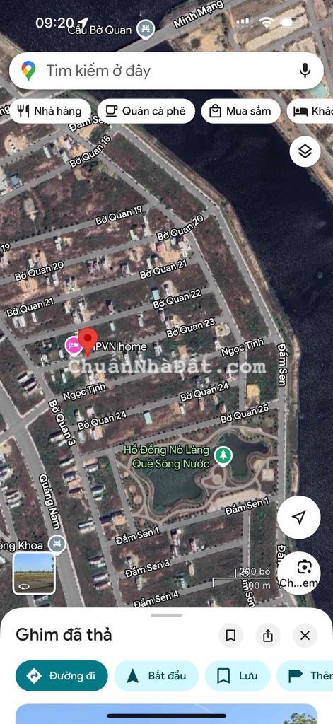 lô đất mặt tiền bờ quan 23 Đầm sen đông nam Sạch