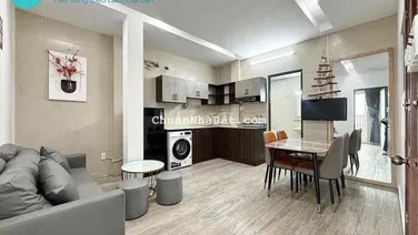 2PN, 1PK siêu rộng, máy giặt riêng, full nội thất, DT 80m2📍Vườn Lài