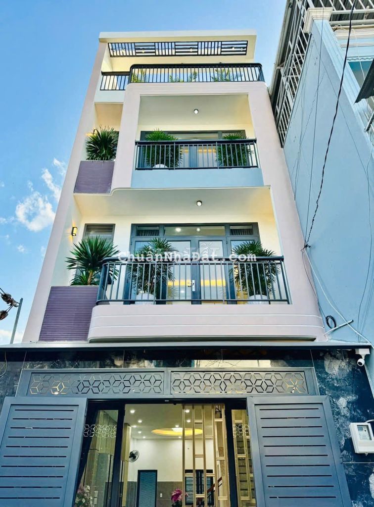 💎Nhà Mới Xây Thống Nhất P10💎4,8mX15m_3 Lầu 4 Phòng_5wc💎