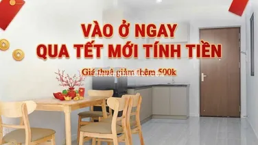 HỖ TRỢ XEM NHÀ BCONS XUYÊN TẾT 2PN2WC 6tr2 FREE 100% TIỀN NHÀ T.02/202