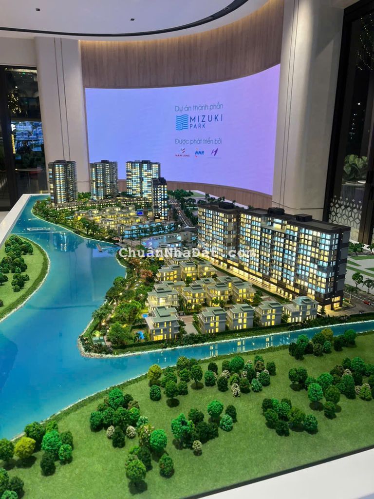 59m2 - Giá 4.1 tỷ bao gồm VAT - View sông 2PN1WC Mizuki Park