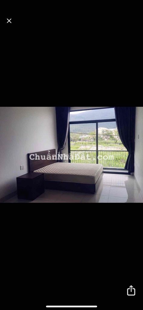Căn hộ 45 m2 full nội thất có bancong view núi biển