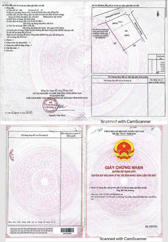 ĐẤT MẶT TIỀN CHỢ TÂN MAI 2 - PHƯỚC TÂN - SÂN GOFT LT