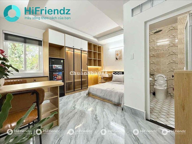 CHO THUÊ CĂN HỘ DỊCH VỤ NGAY CÔNG VIÊN LÀNG HOA ĐƯỜNG NGUYỄN VĂN KHỐI