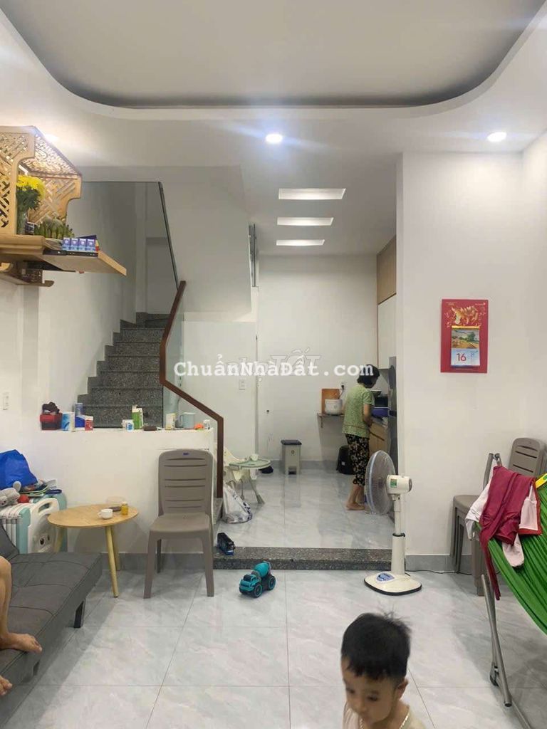 NHÀ HẺM 3.5M SỔ ĐẸP CN HC ĐỦ KV AN NINH GẦN CHỢ TRƯỜNG HỌC GIÁP GÒ VẤP