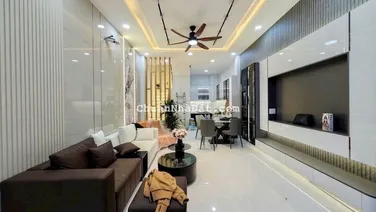 Nhà HXH mới xây Nguyễn Văn Luông 48m2, 4 tầng BTCT 4PN hẻm hậu sau nhà