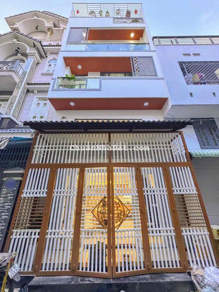 HẺM OTO 6M GIÁP TÂN PHÚ - NGANG 5M ĐẸP - XÂY MỚI 4 TẦNG