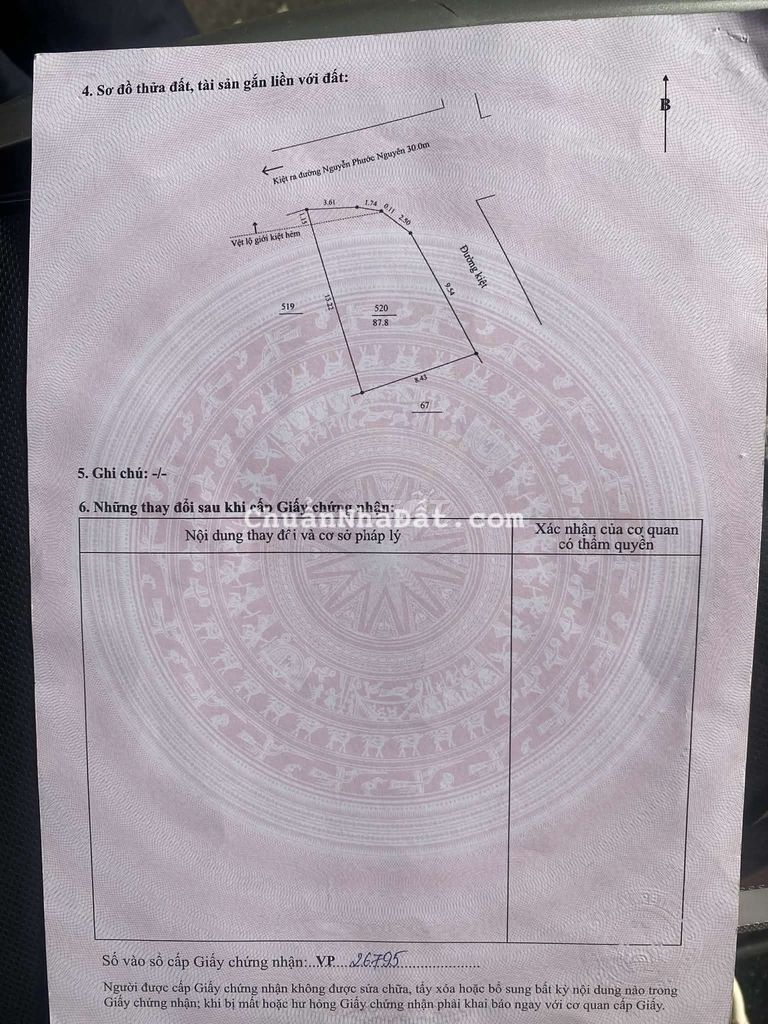 BÁN LÔ ĐẤT 2 MẶT KIỆT Ô TÔ NGUYỄN PHƯỚC NGUYÊN. CẠNH CHỢ