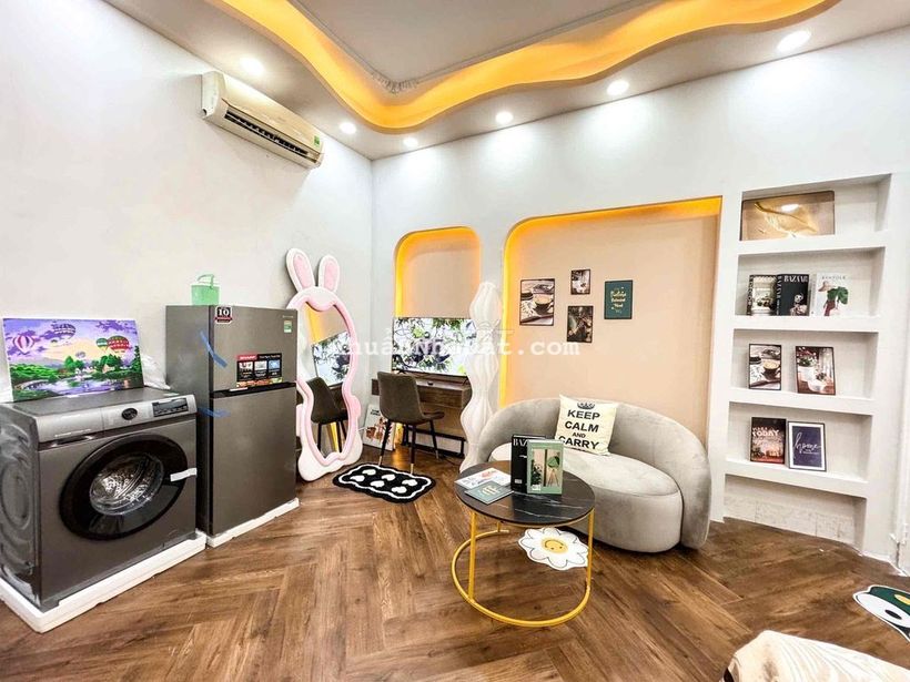 CĂN Hộ Cao Cap , 1PN 40m2 , Tách Bếp _ Miễn Phí Xe ✅✅