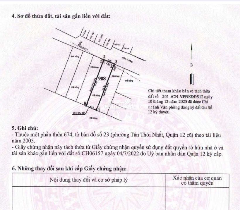 đất sát trường Nguyễn Thị Định Dt 4,15,4 thổ 61m2 giá 4.65 tỷ hxh 6m