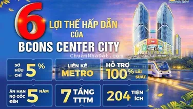 Căn Hộ Trung Tâm Làng Đại Học TĐ Sở hữu chỉ 5%: Vốn ban đầu siêu thấp