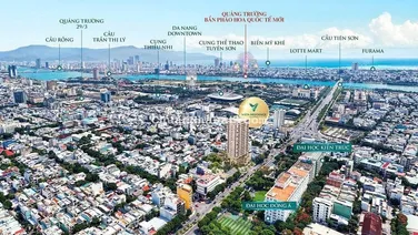 Chỉ 4,5 tỷ sở hữu ngay căn hộ 2PN trung tâm ĐN gần công viên Châu Á