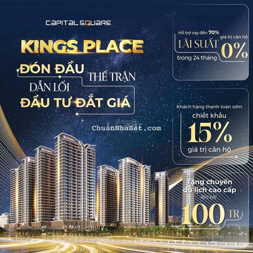 Bán gấp căn 2PN Capital Square mặt tiền sông Hàn . chiết khấu đến 15%.