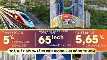 🌈 BCONS CENTER CITY-Chỉ 1.6.0 tr sở hữu ngay căn 2PN – 2WC