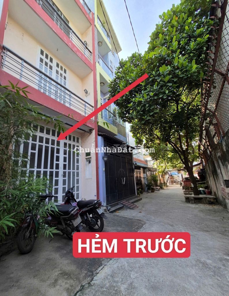 6 Tỷ x- 60m² - 4 tầng- Hẻm Xe Hơi, 2 mặt Hẻm, Quang Trung
