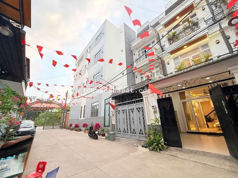 NHÀ 3L- 4PN- SÂN ÔTÔ HẺM 2 ÔTO -NGAY P. AN PHÚ ĐÔNG- FULL NỘI THẤT-Q12