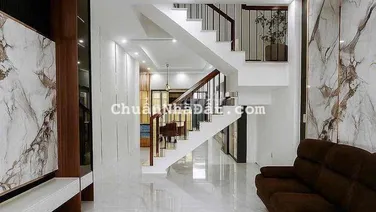 BÁN NHÀ ĐẸP 1 TRỆT 1 LẦU KHU DÂN CƯ PHÚ AN FULL NỘI THẤT