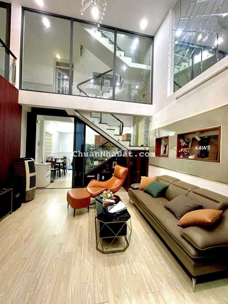 Nhà đẹp 3 tầng Mặt tiền đường nhựa 6m thông Trung Mỹ Tây - Quận 12