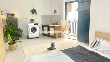 Khai trương CCMN 30m2 Full đồ. Máy giặt, ban công tại Lạc Long Quân